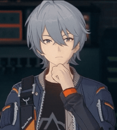 Man With Gray Hair Wearing Aoshima Flag Shirt GIF