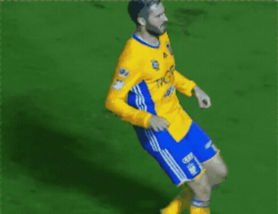 Man With Green Face Paint In Stands GIF