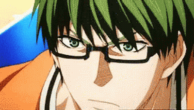 Man With Green Hair And Glasses GIF