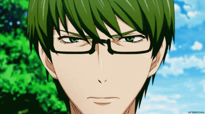 Man With Green Hair And Glasses GIF