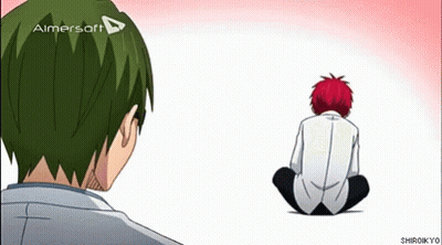 Man With Green Hair And Glasses Wearing Number 10 GIF