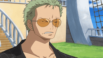 Man With Green Hair And Sunglasses GIF