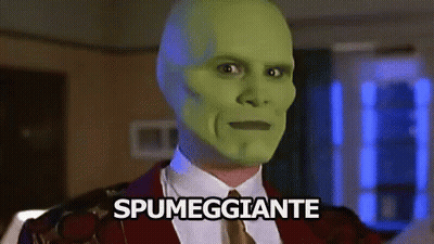 Man With Green Mask Spumegigante GIF