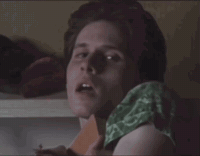 Man With Green Scarf GIF