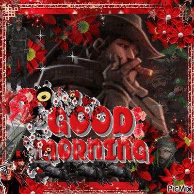 Man With Gun Good Morning GIF