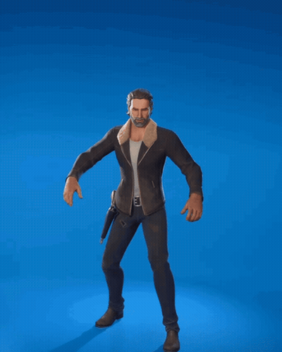 Man With Gun In Pocket Dancing GIF