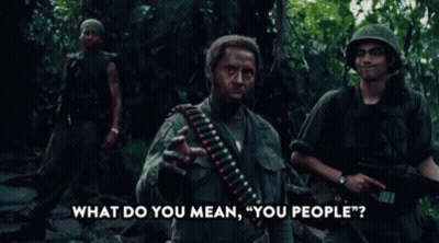 Man With Gun Saying What Do You Mean GIF