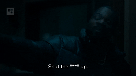 Man With Gun Shut Up Baby I Know It GIF