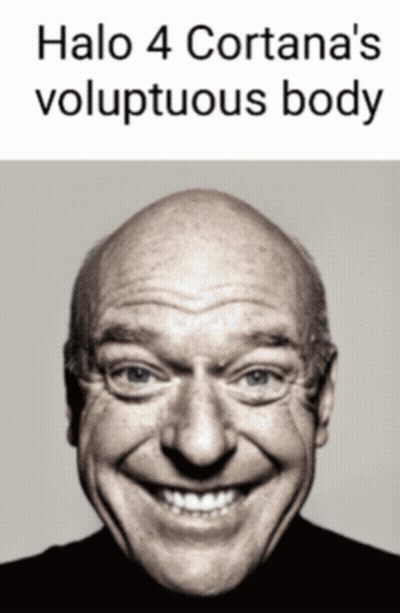 Man With Halo 4 Cortana's Voluptuous Body GIF