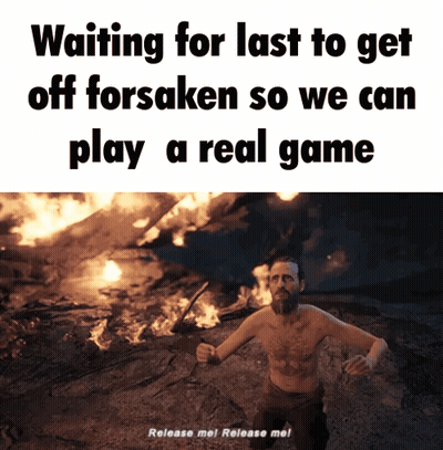 Man With Hammer: Waiting For Last Off Forsaken GIF