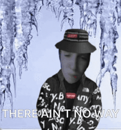Man With Hand On Chest Saying Ain't No Way Dream Said This GIF