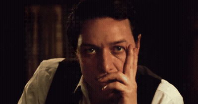 Man With Hand On Face Close Up GIF