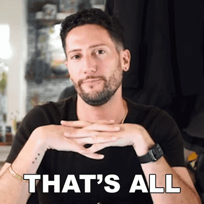 Man With Hands Folded GIF