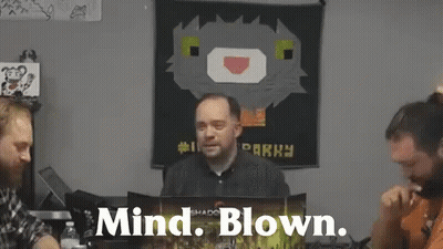 Man With Hands On Head Mind Blown GIF