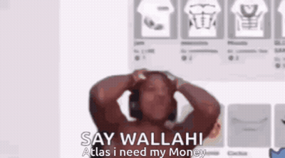 Man With Hands On Head Saying Say Wallahi Atlas I Need My Money GIF