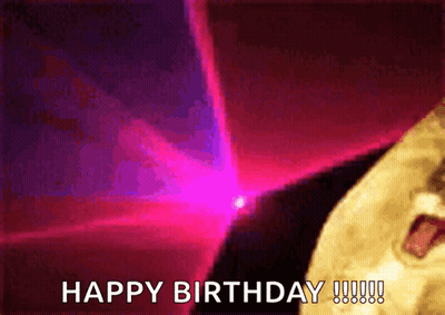 Man With Happy Birthday GIF
