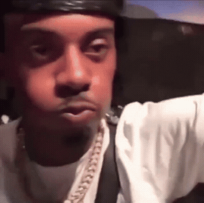 Man With Hat And Chain GIF