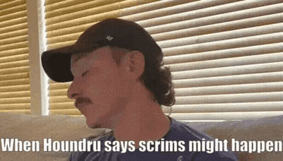 Man With Hat And Mustache Sitting With Eyes Closed GIF