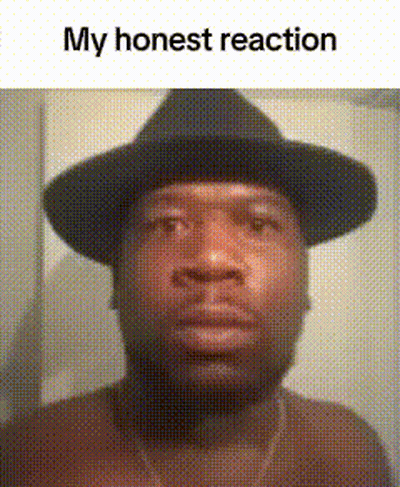 Man With Hat Making Funny Face My Honest Reaction GIF