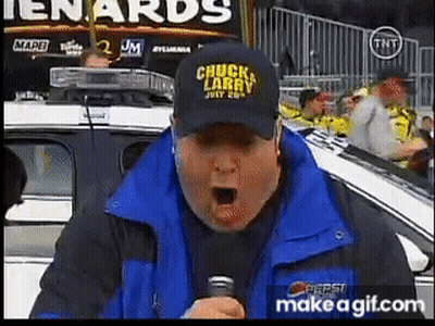 Man With Hat Saying Chuck Larry GIF