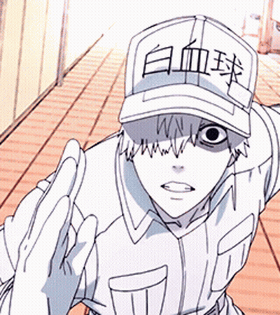 Man With Hat Saying E GIF