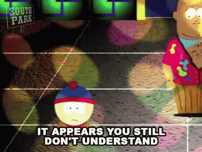 Man With Hat Saying Fall Back GIF