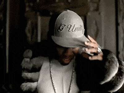 Man With Hat Saying G Wizzard GIF