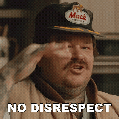 Man With Hat Saying Mack Trucks GIF