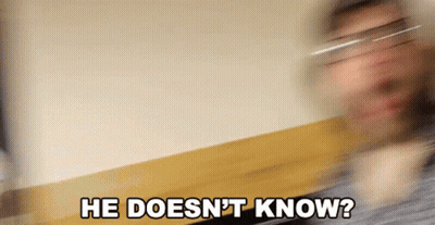 Man With He Doesn't Know GIF