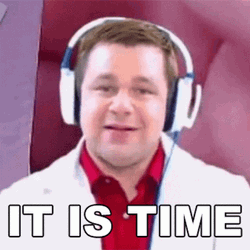 Man With Headphone It Is Time GIF