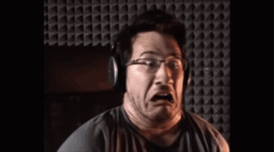 Man With Headphones And Glasses Making Funny Face GIF