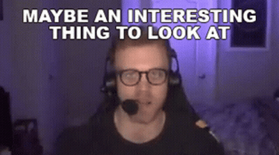 Man With Headphones And Glasses Maybe An Interesting Thing GIF