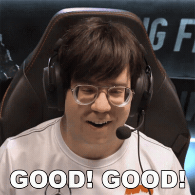 Man With Headphones And Glasses Says Good GIF