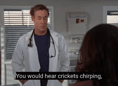 Man With Headphones And Glasses Says Here I Am GIF