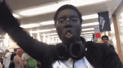Man With Headphones And Glasses GIF