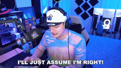 Man With Headphones And Hat At Microphone GIF