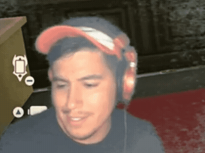 Man With Headphones And Hat Smiling GIF
