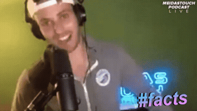 Man With Headphones And Microphone #Facts GIF