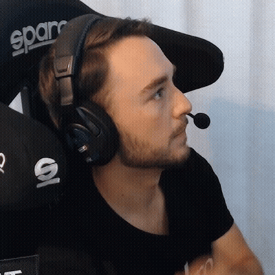 Man With Headphones And Microphone In Eparco Chair GIF