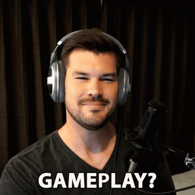Man With Headphones And Microphone Saying Gameplay GIF