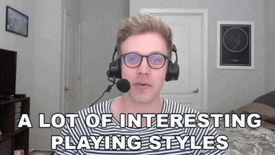 Man With Headphones And Microphone Says Interesting Playing Styles GIF