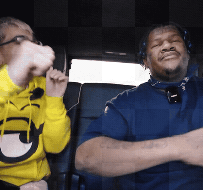 Man With Headphones And Rode Lanyard GIF
