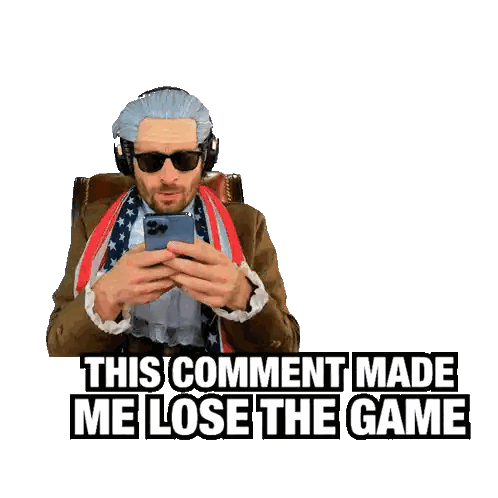 Man With Headphones And Sunglasses Commenting Sticker