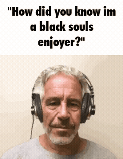 Man With Headphones Asking How Did You Know I'm A Black Souls Enjoyer GIF