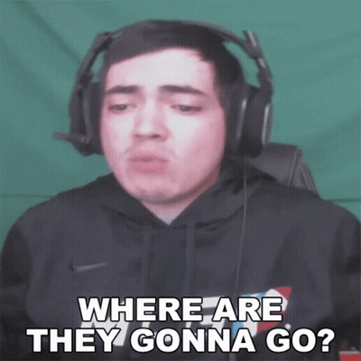 Man With Headphones Asking Where Are They Go GIF