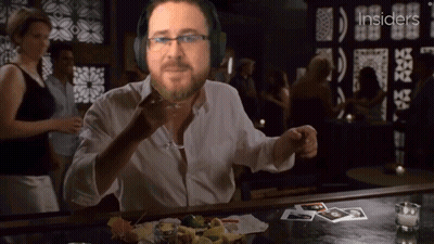 Man With Headphones At Bar Insiders GIF