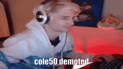 Man With Headphones At Computer Cole50 Demoted GIF