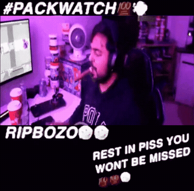 Man With Headphones At Computer #Packwatch 100 GIF