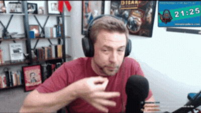 Man With Headphones At Microphone Sign 21:25 GIF