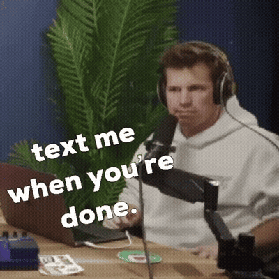 Man With Headphones At Microphone GIF